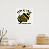 1st Cav Vet - Bradley Poster (Keuken)