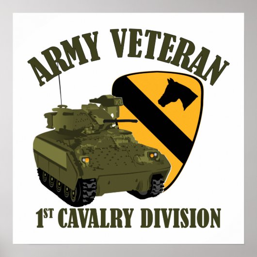 1st Cav Vet - Bradley Poster (Voorkant)