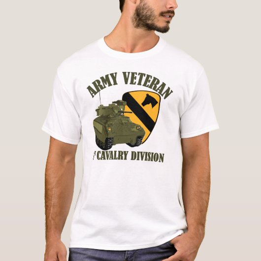1st Cav Vet - Bradley T-shirt (Voorkant)