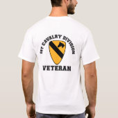 1st Cav Vet - College Style T-shirt (Achterkant)