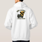 1st Cav Vet - M109 Howitzer Hoodie (Achterkant)