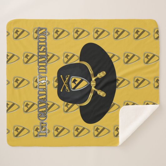 1st Cavalry Division  1st CAV Sherpa Deken (Voorkant (horizontaal))