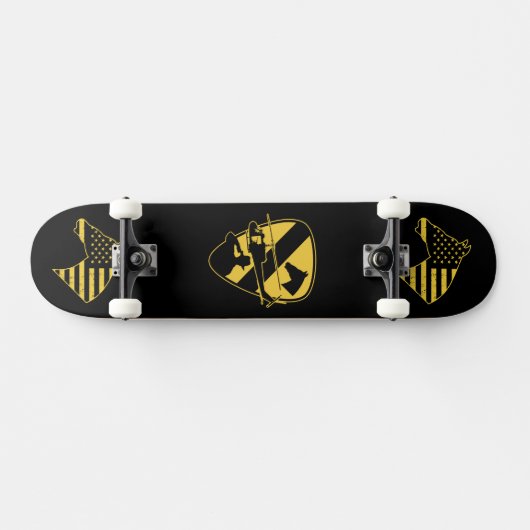 1st Cavalry Division / AIR CAV Persoonlijk Skateboard (Horizontaal)