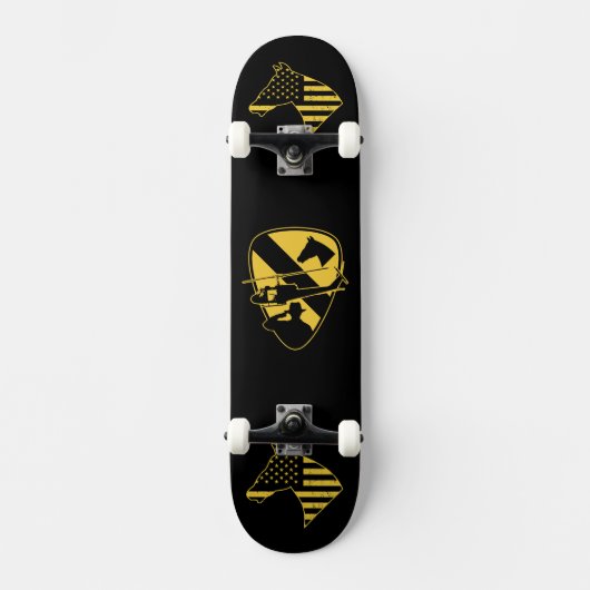 1st Cavalry Division / AIR CAV Persoonlijk Skateboard (Voorkant)