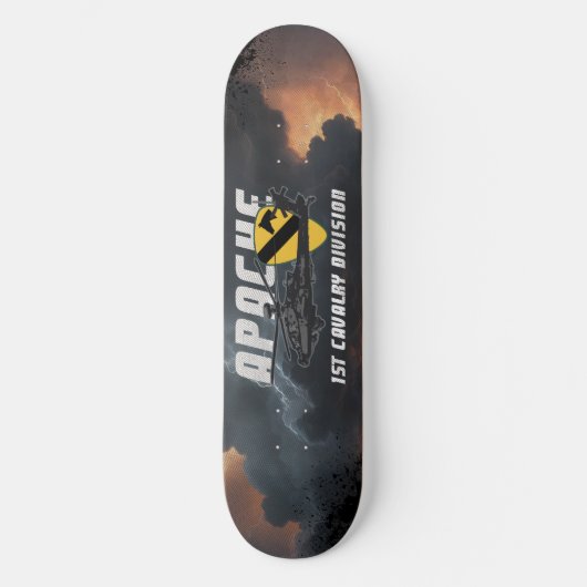 1st Cavalry Division | Attack Helicopter Persoonlijk Skateboard (Voorkant)