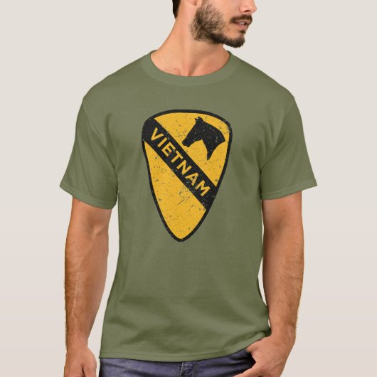 1st Cavalry Division - Eerste Team (Verenigde Stat T-shirt (Voorkant)