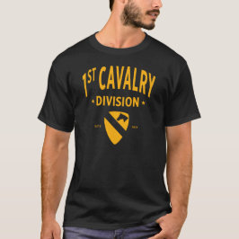 1st Cavalry Division - Eerste Team (Verenigde Stat T-shirt