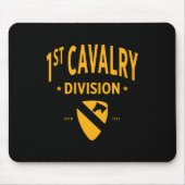 1st Cavalry Division - Eerste Team Verenigde State Muismat (Voorkant)