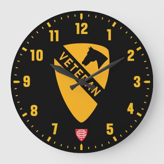 1st Cavalry Division "First Team" Tribute Grote Klok (Voorkant)