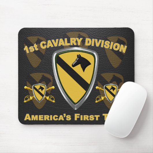 1st Cavalry Division Gift Muismat (Met muis)