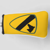 1st Cavalry Division Patch United States Golfheadcover (Voorkant)