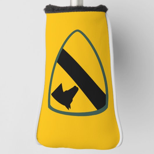 1st Cavalry Division Patch United States Golfheadcover (Draai 90)