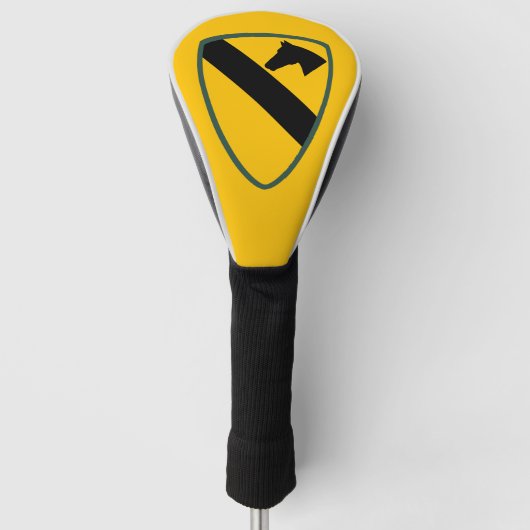 1st Cavalry Division Patch United States Golfheadcover (Voorkant)