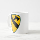 1st Cavalry Division Patch Verenigde Staten Koffiemok (Voorkant links)