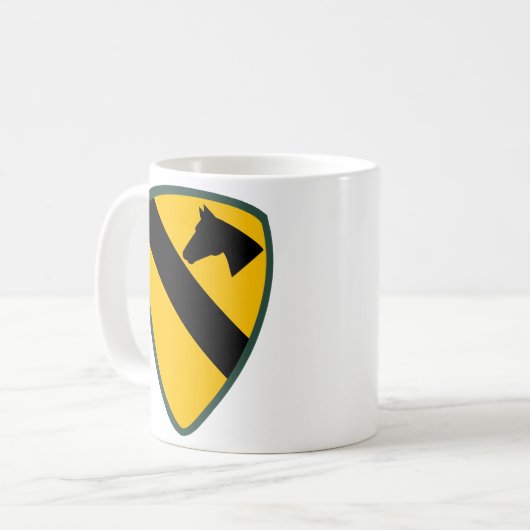 1st Cavalry Division Patch Verenigde Staten Koffiemok (Voorkant links)