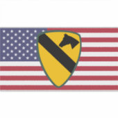 1st Cavalry Division Patch Verenigde Staten Sticker (Voorkant)