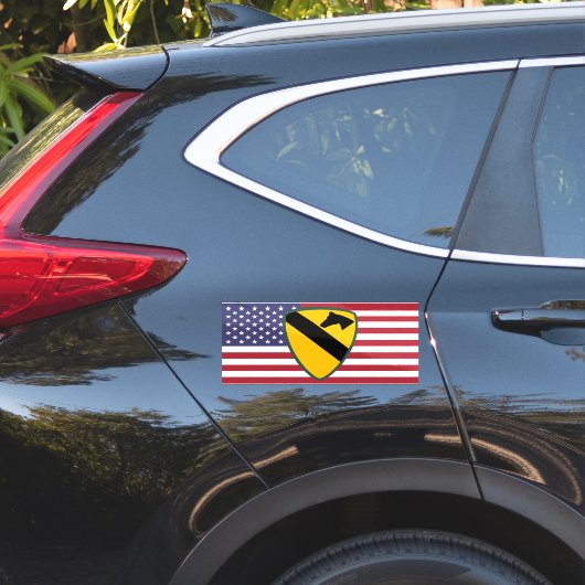1st Cavalry Division Patch Verenigde Staten Sticker (Auto Zijkant)