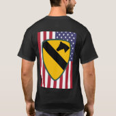 1st Cavalry Division Patch Verenigde Staten T-shirt (Achterkant)