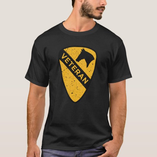 1st Cavalry Division - Veteran (Verenigde Staten) T-shirt (Voorkant)