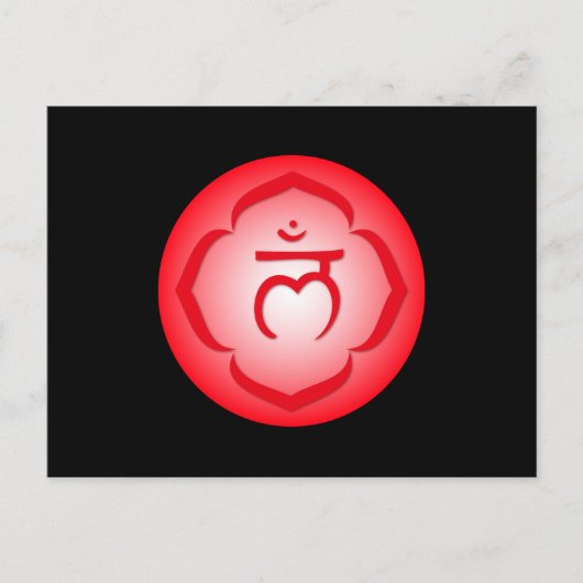 1st Chakra - Muladhara Briefkaart (Voorkant)