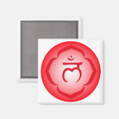 1st Chakra - Muladhara Magneet (Voorkant / Achterkant)