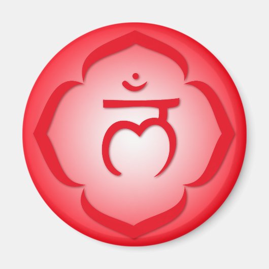 1st Chakra - Muladhara Magneet (Voorkant)