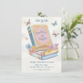 1st Chapter storybook verjaardagsfeestje Kaart (Staand voorkant)