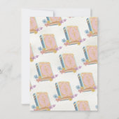 1st Chapter storybook verjaardagsfeestje Kaart (Achterkant)