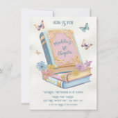 1st Chapter storybook verjaardagsfeestje Kaart (Voorkant)