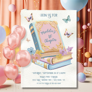 1st Chapter storybook verjaardagsfeestje Kaart