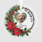 1st Christmas 2-sided Pawfectly Merry Ornament (achterkant)