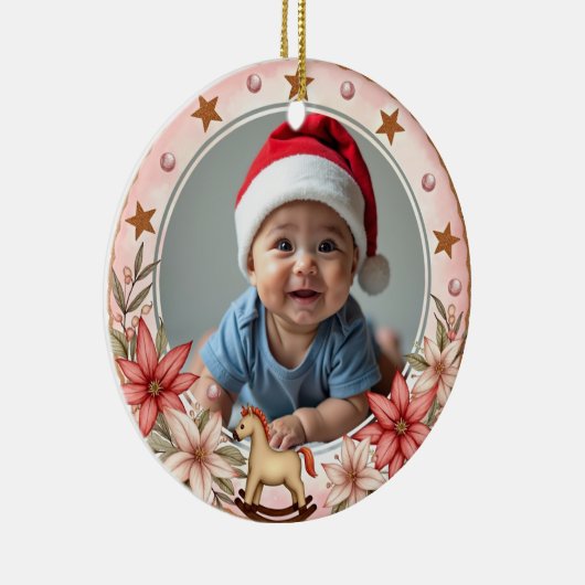 1st Christmas 2 sided, Toy Box Treasures Keramisch Ornament (Rechts)