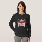 1st Christmas as An Auntie T-shirt (Voorkant volledig)