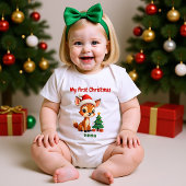 🎄1st Christmas, custom text, Doe-Re-Mi  Christmas Romper