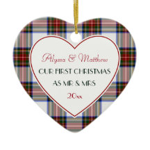 1st Christmas Getrouwd Gifts-Stewart Plaid