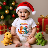 1st Christmas, own text, Merry Hatchmas Trio Romper