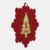 1st Christmas Red Ornament Kaart (Rechts)