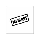 1st Class Top Performance Logo Document Seal Black Rubberstempel (Afrduk)