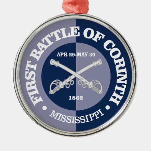 1st Corinth (B&G) Metalen Ornament (Voorkant)