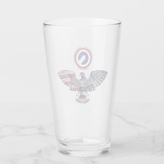 1st Corps-ondersteuning, Command Eagle Glas (Achterkant)