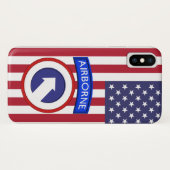 1st Corps Support Command Airborne Case-Mate iPhone Case (Achterkant (horizontaal))