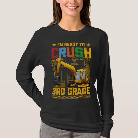 1st Day of 3rd Grade Back to School Furture Class T-shirt (Voorkant)