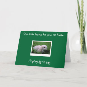 "1st EASTER" HIPPITY HOPPITY WIST Feestdagen Kaart