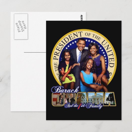 1st Family Postcard Briefkaart (Voorkant / Achterkant)