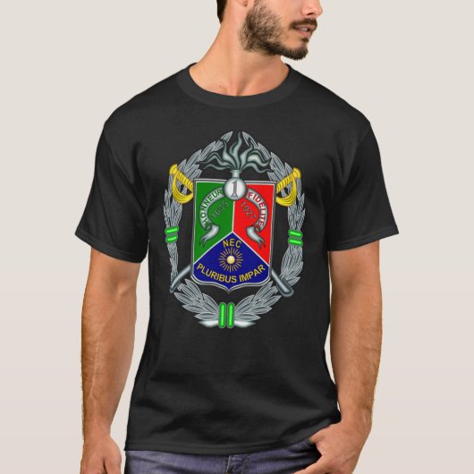 1st Foreign Cavalry Regiment - 1e Regiment T-shirt (Voorkant)