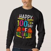 1st Grade 100th Day of School Shirt 100 Days of Sc (Voorkant)