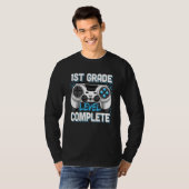 1st Grade Graduation Level Complete Video Gamer Ki T-shirt (Voorkant volledig)