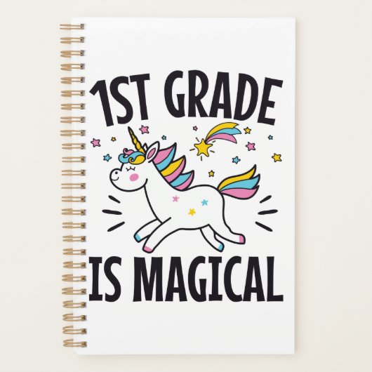 1st Grade Is Magical Back To School Student Planner (Voorkant)