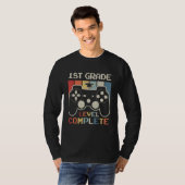 1st Grade Level Complete Game Controller Last Day  T-shirt (Voorkant volledig)