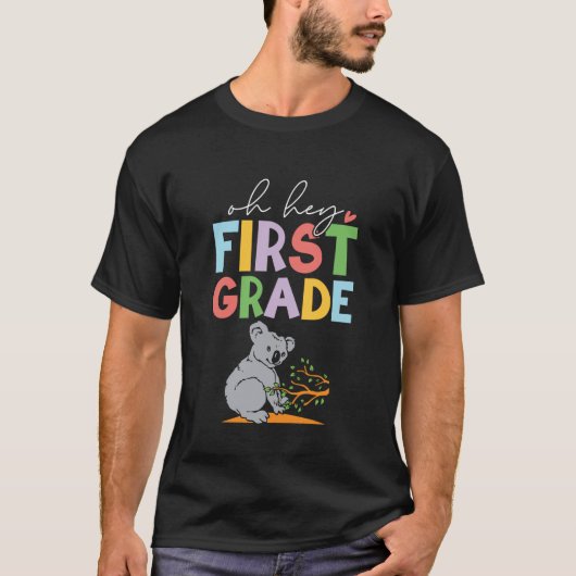 1st Grade Outfit Boys Koala - First Day of First G T-shirt (Voorkant)
